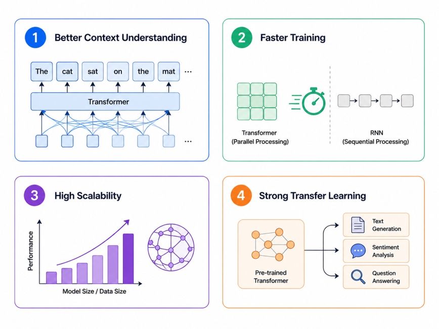 Advantages of Transformers in Machine Learning
