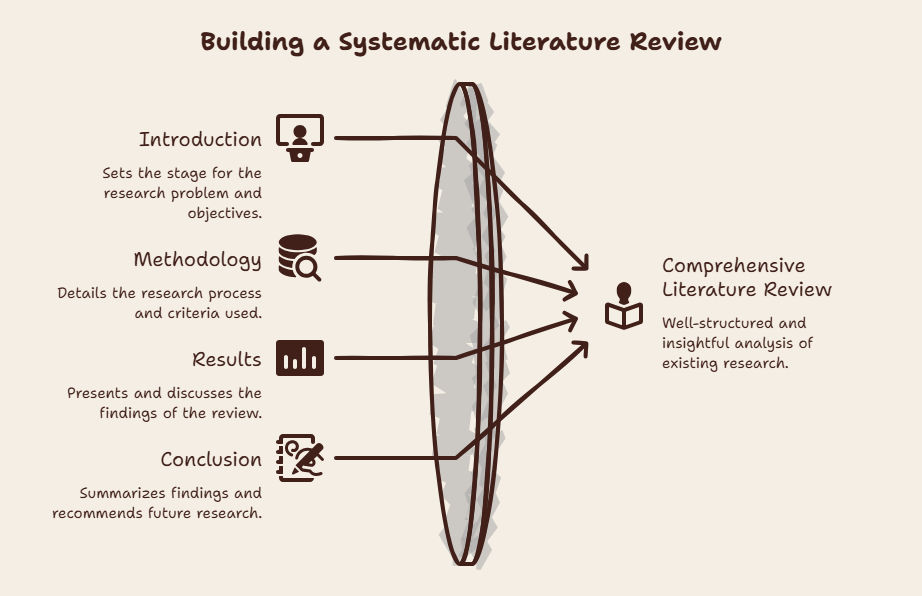 Main sections of a systematic literature review Main sections of a systematic literature review