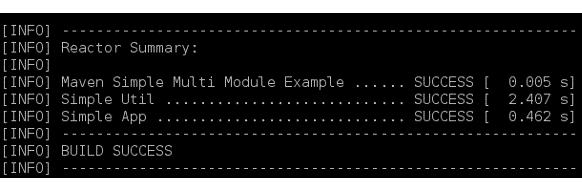 The Simple Multi-Module Project The Simple Multi-Module Project