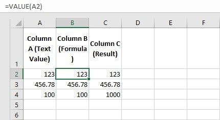 VALUE() VALUE()