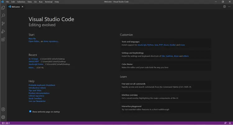 Visual studio code Visual studio code
