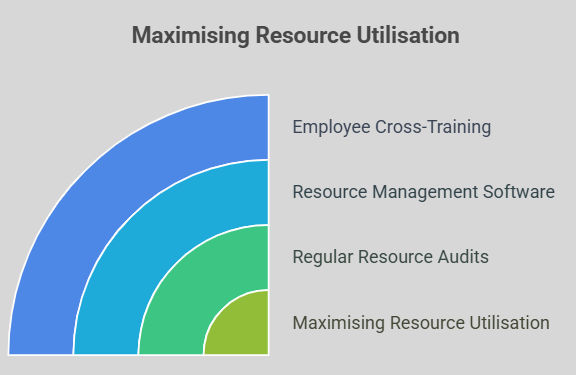 Implemented strategies for maximizing resource utilization