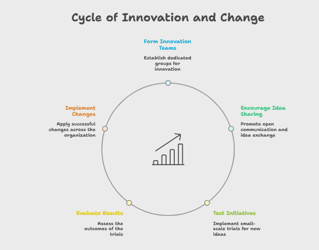 Implementation strategies to encourage innovation and change