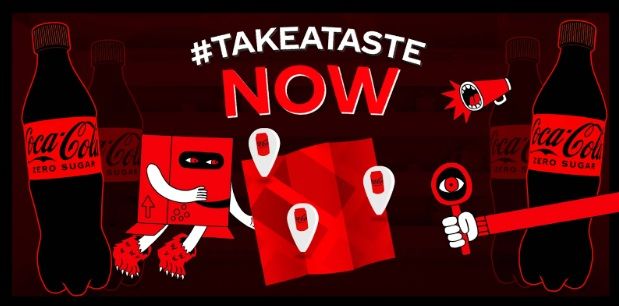 Coca-Cola Zero Sugar’s #TakeATasteNow Campaign Coca-Cola Zero Sugar’s #TakeATasteNow Campaign