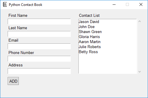 Contact Book Contact Book