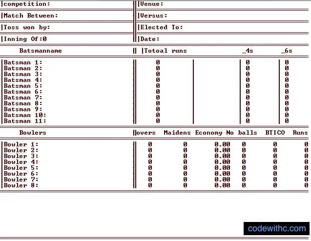 Cricket Score Tracker Cricket Score Tracker
