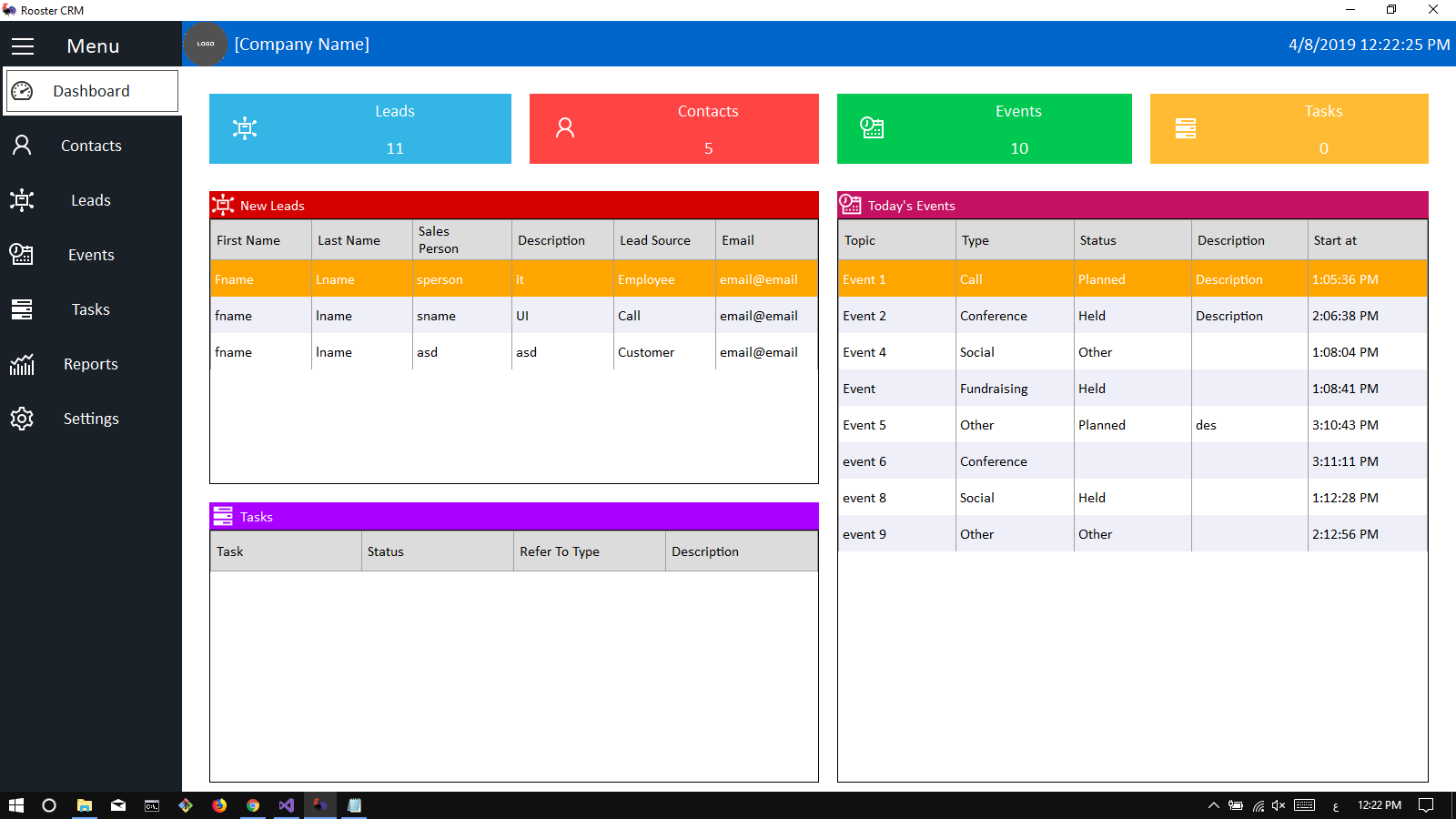 Contact management system Contact management system