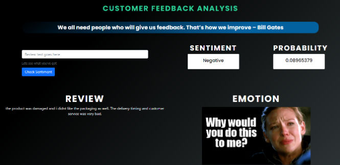 Customer Feedback Analysis Customer Feedback Analysis