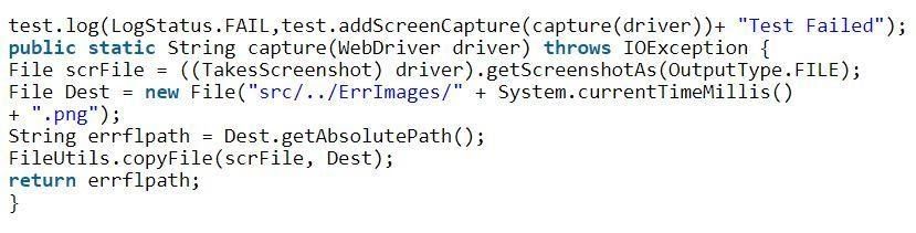 Through the method of capture