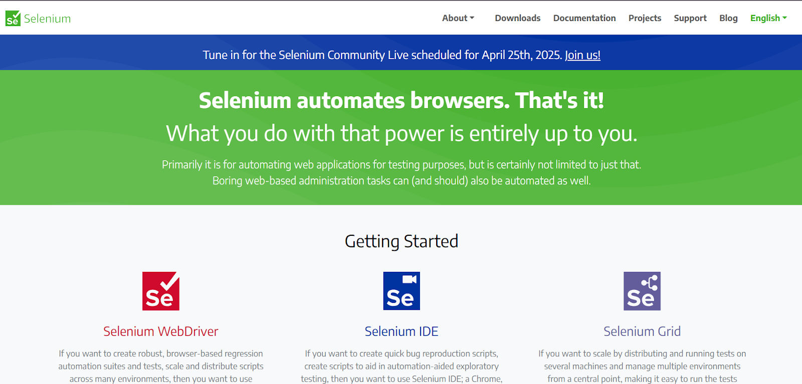 Selenium Selenium