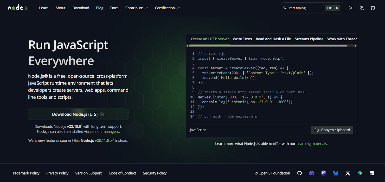Node.js Node.js