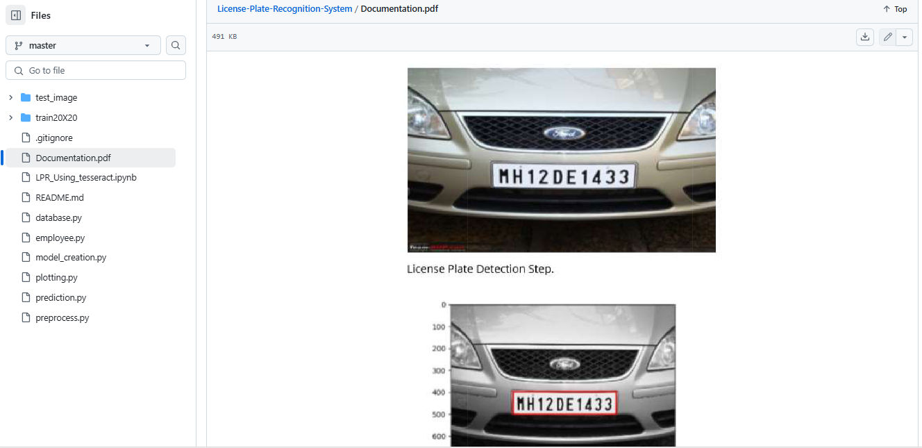 License Plate Recognition System License Plate Recognition System