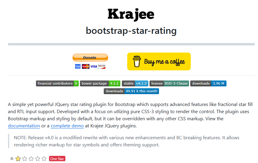 Star Rating System Star Rating System