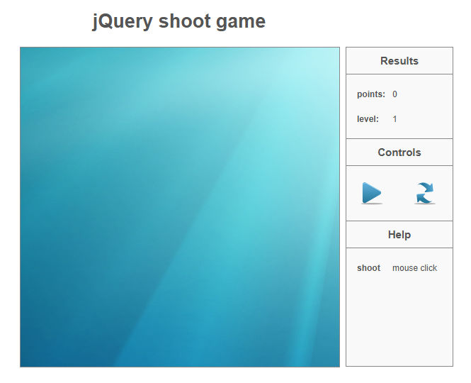 Shooting Game in jQuery Shooting Game in jQuery