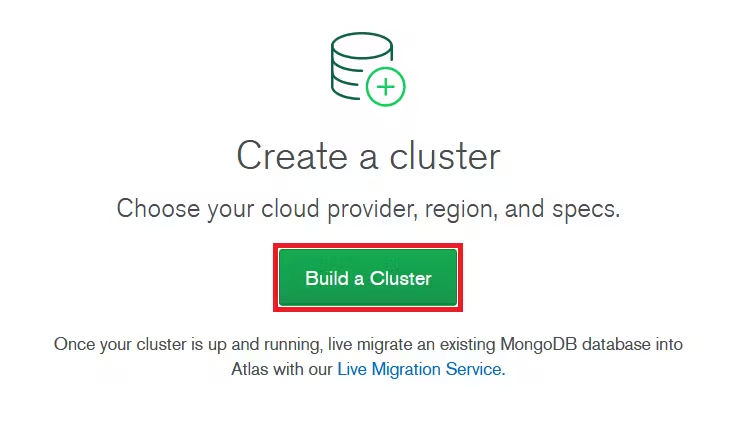 Create a cluster Create a cluster