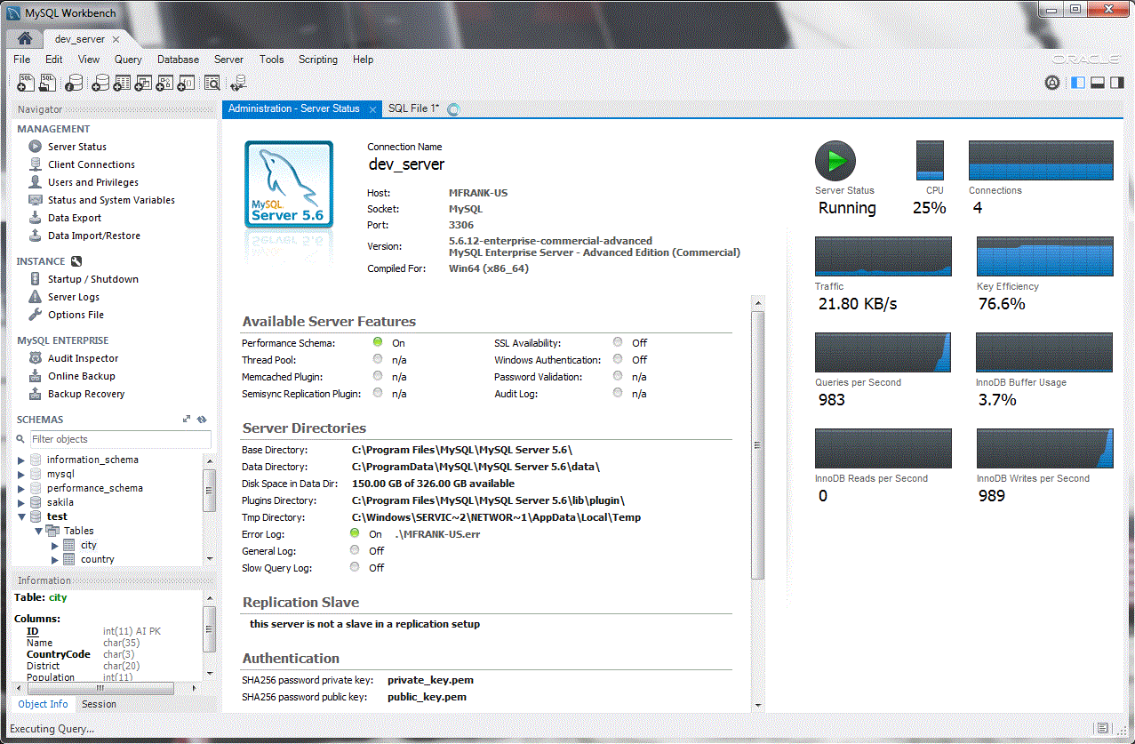 MySQL Workbench MySQL Workbench