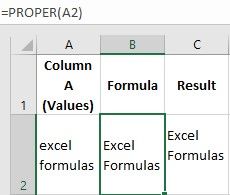 PROPER() PROPER()