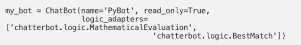 create and train the chatbot create and train the chatbot