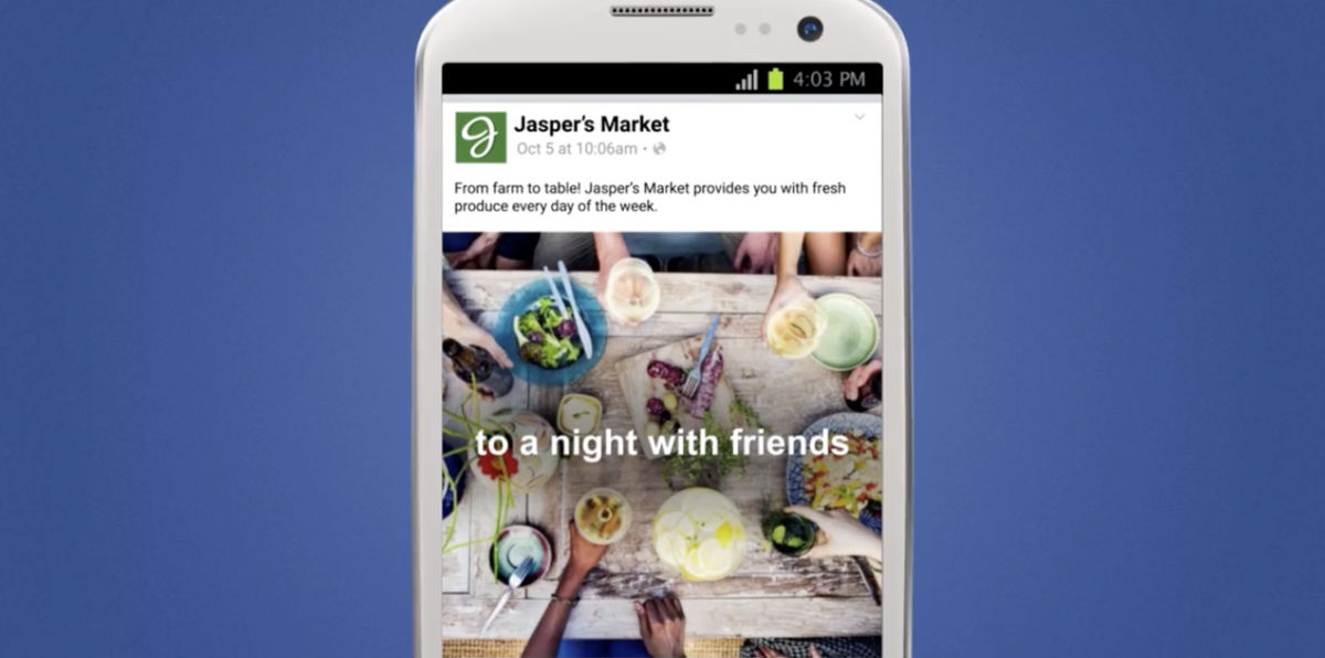 facebook slideshow marketing