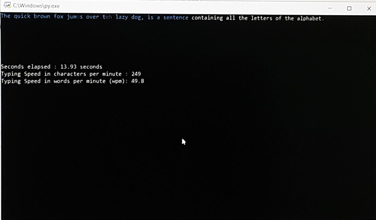 Typing Speed Tester Typing Speed Tester