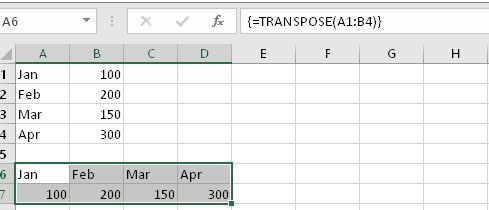 transpose transpose