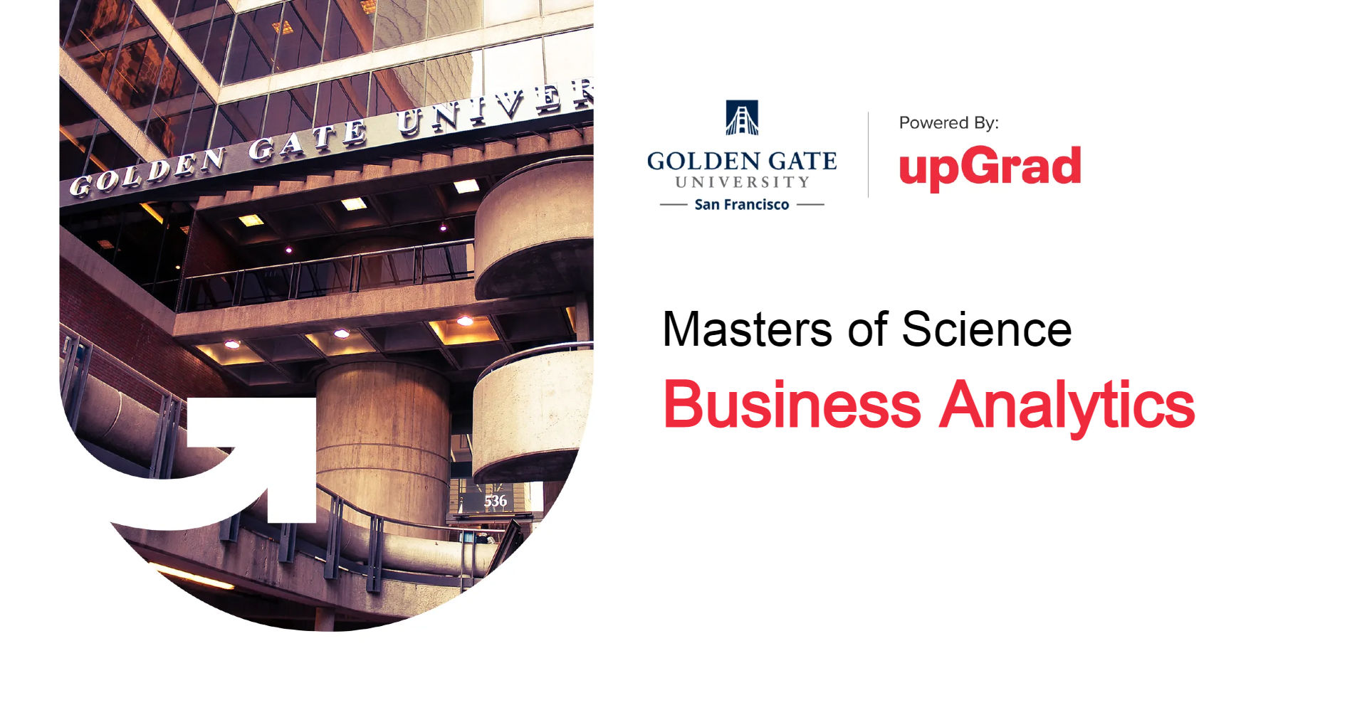 Masters of Science in Business Analytics from GGU | upGrad