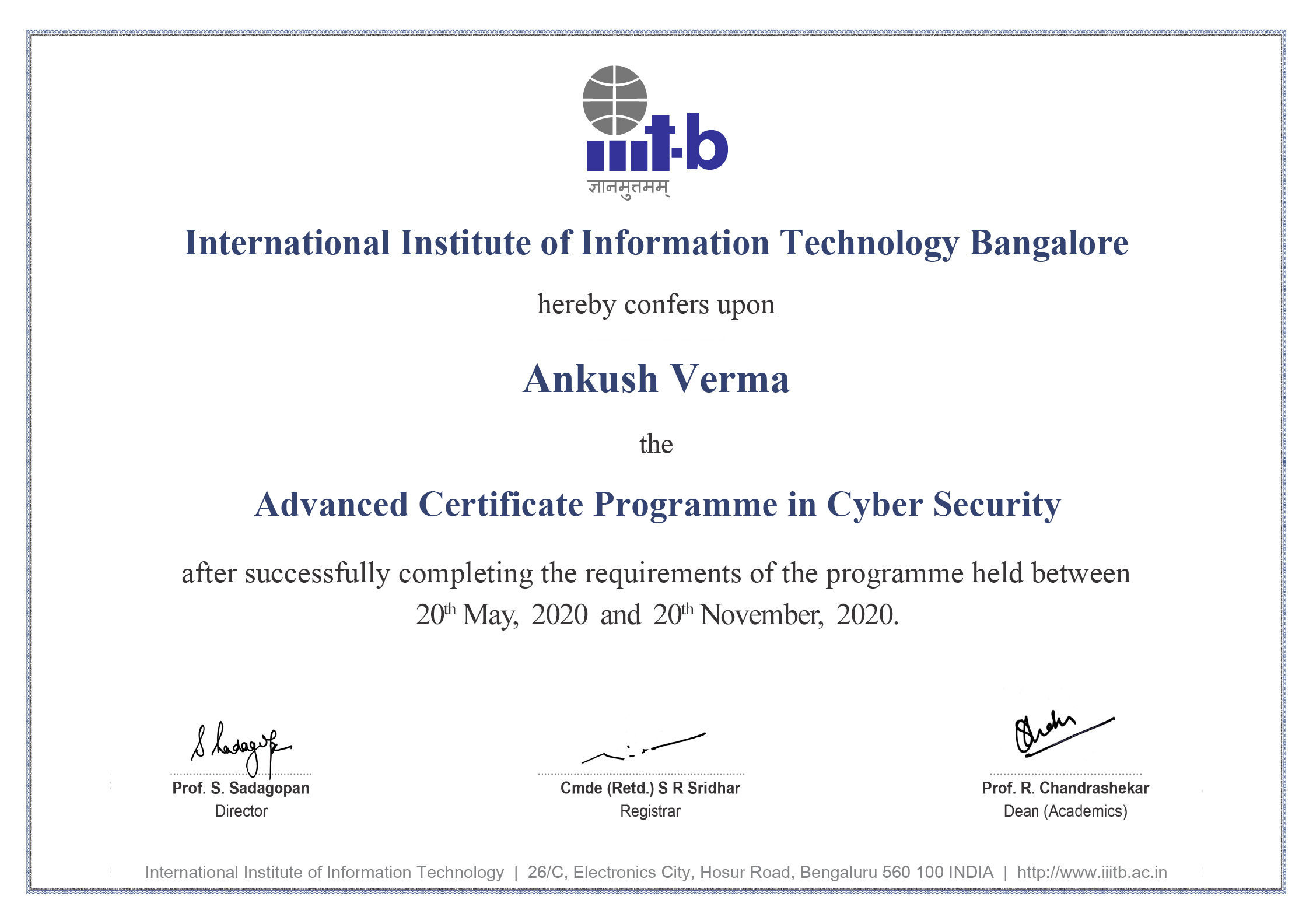 IIT Kanpur Cybersecurity Course: Advanced Certification