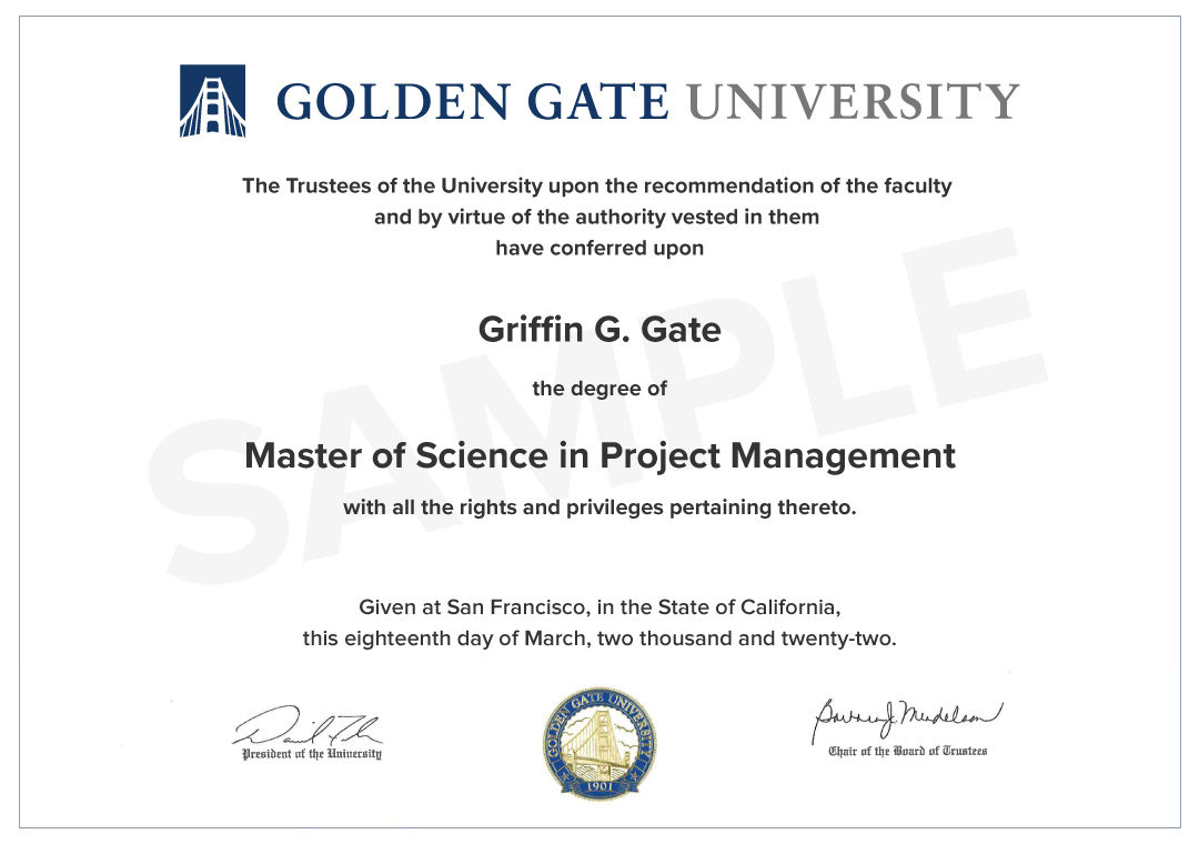 What is a project management degree?