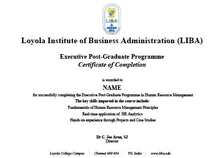 Executive Post-Graduate Programme in Human Resource Management