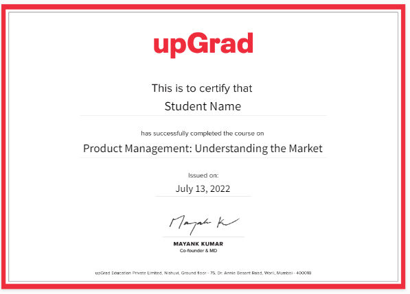  Product Management: Understanding the Market