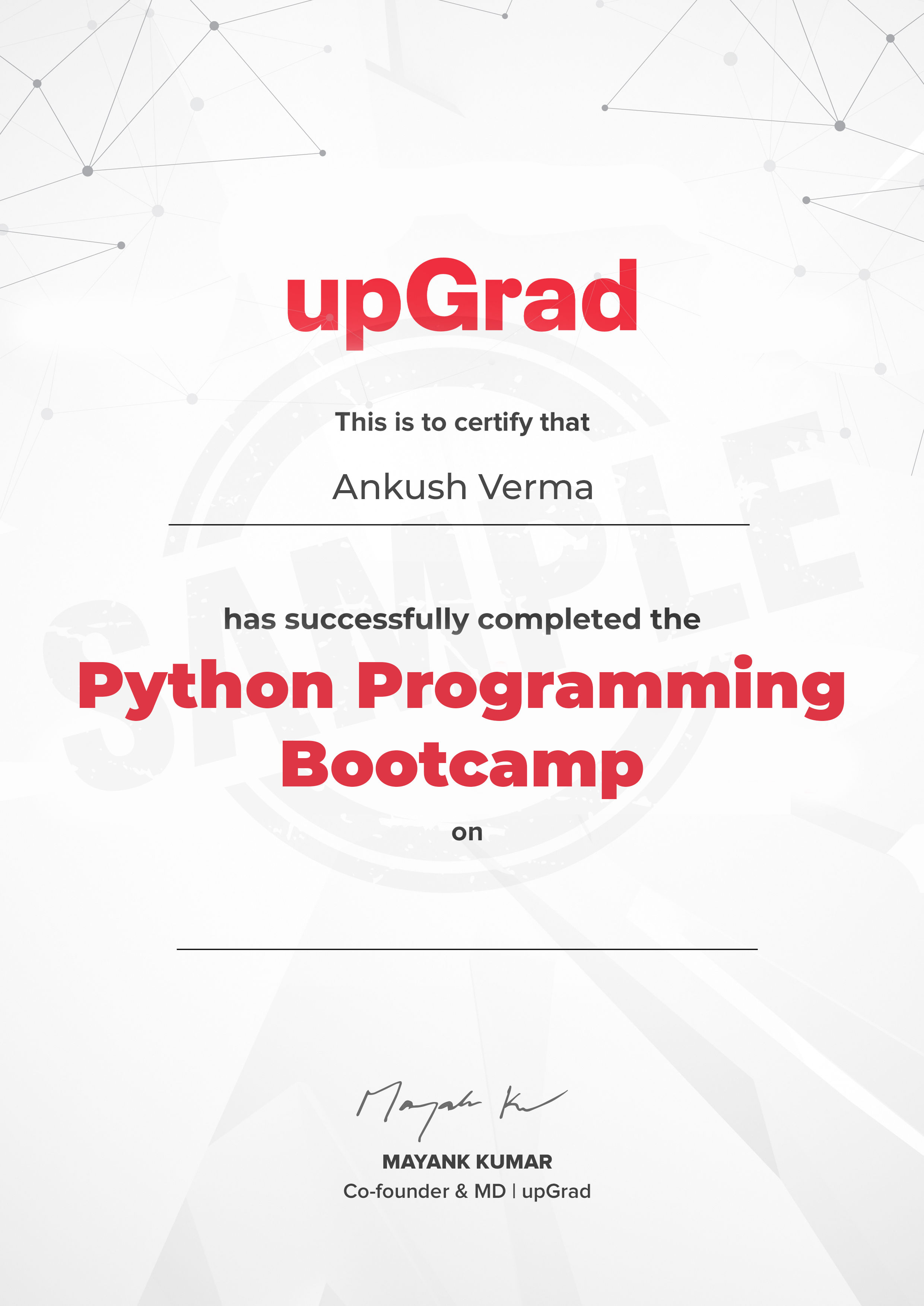 Python Programming Bootcamp 