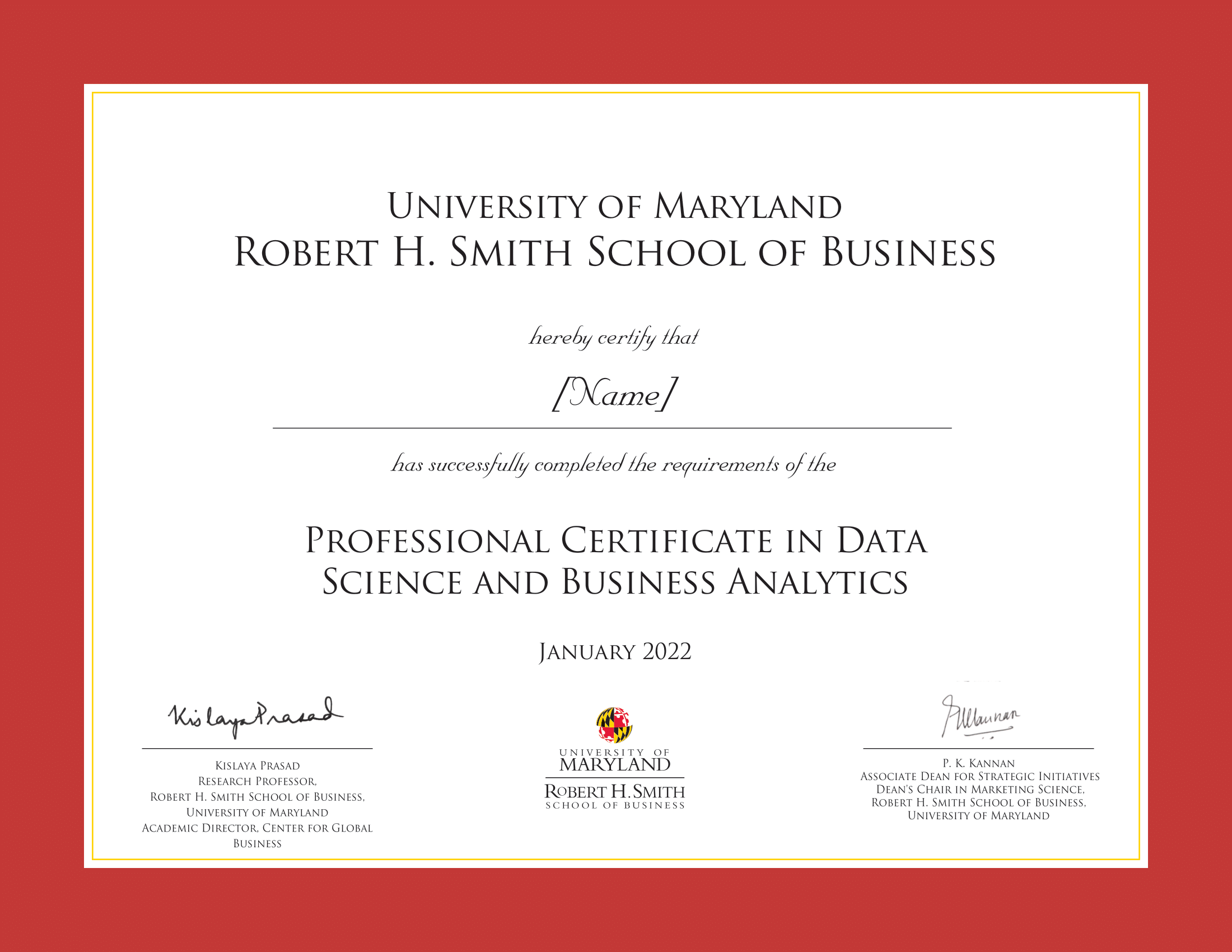  Professional Certificate Program in Data Science and Business Analytics