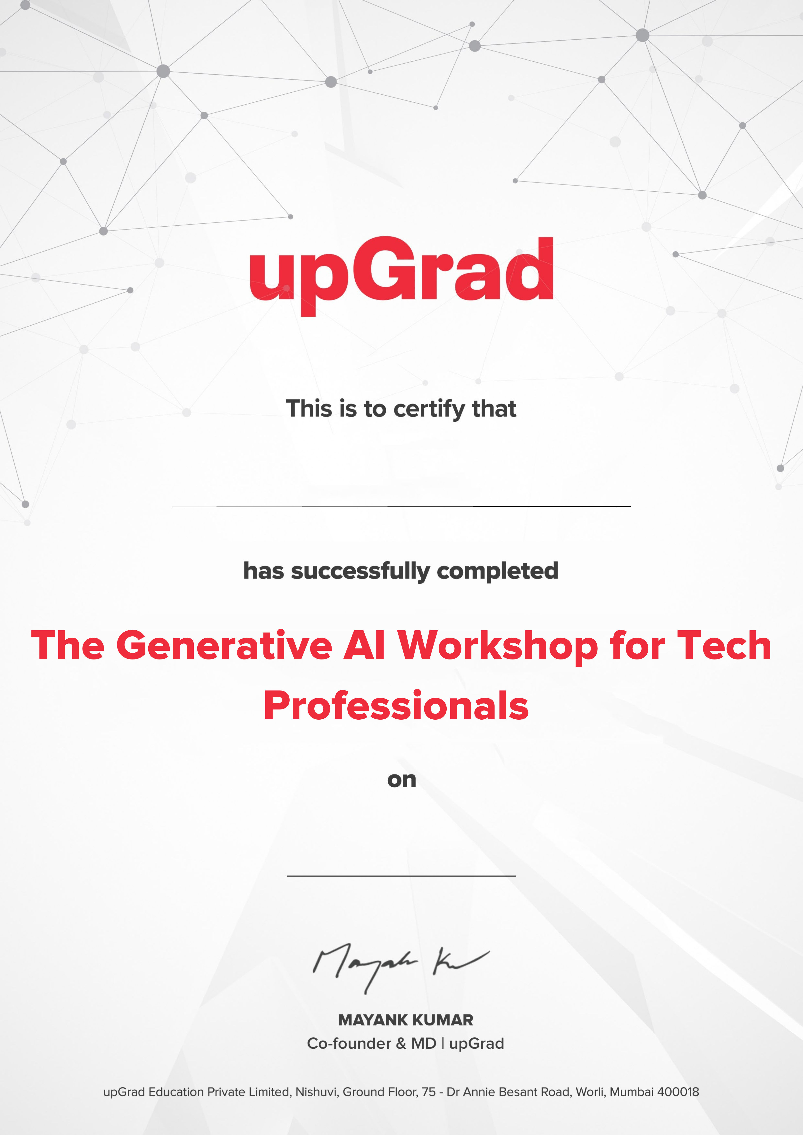 GenerativeAI Workshop for Software Developers