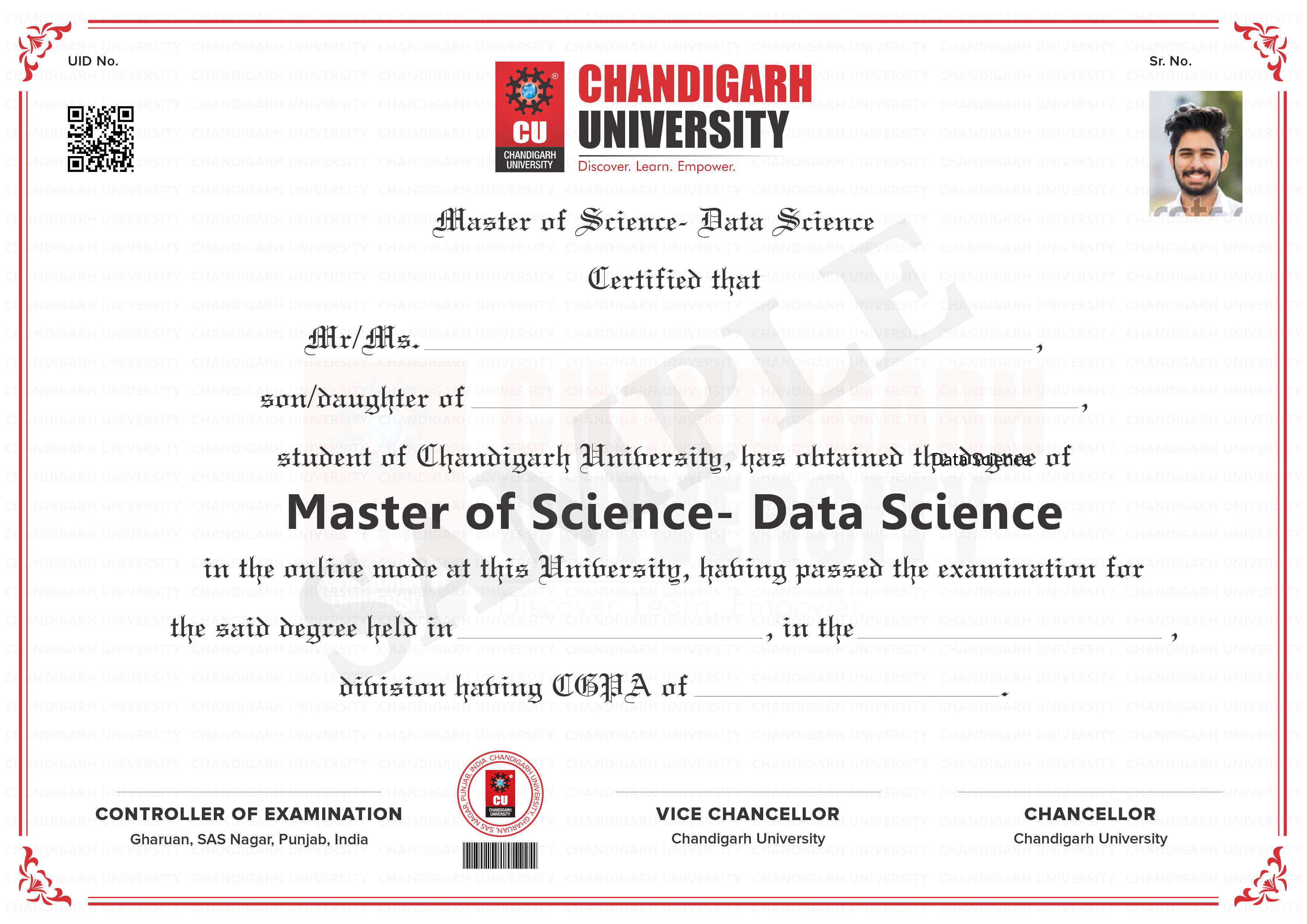 Master of Science in Data Science