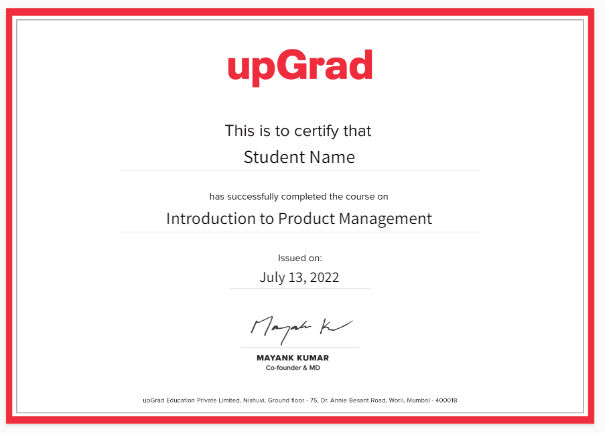 Introduction to Product Management