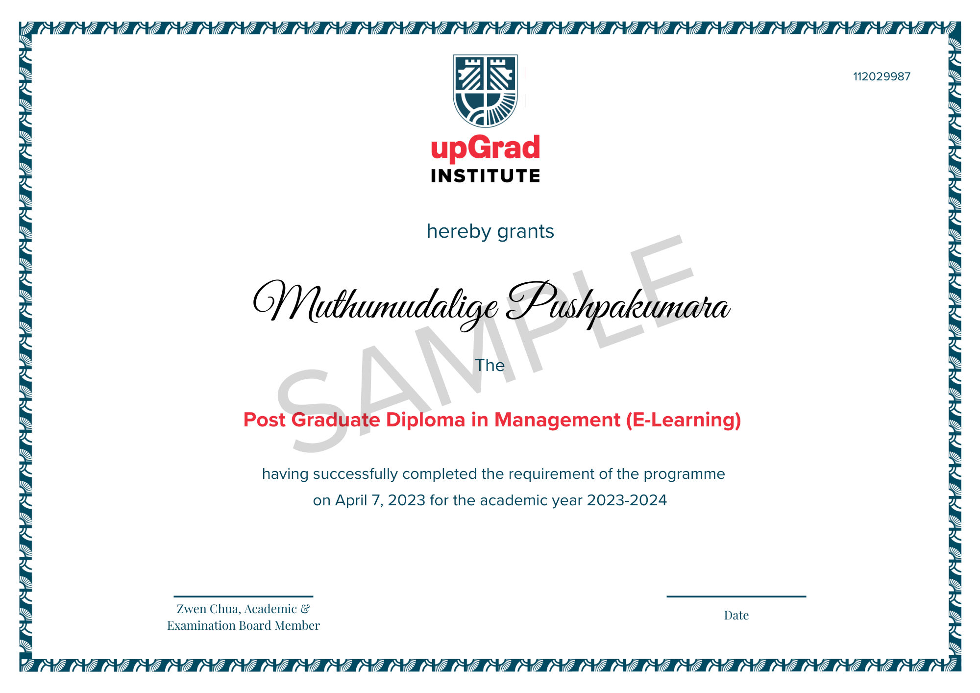 Post Graduate Diploma in Management 