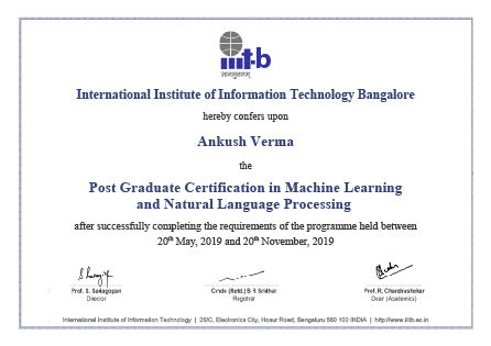 machine language certification
