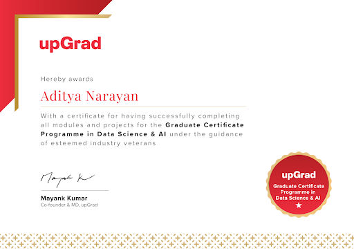 Graduate Certificate Program in Data Science & AI