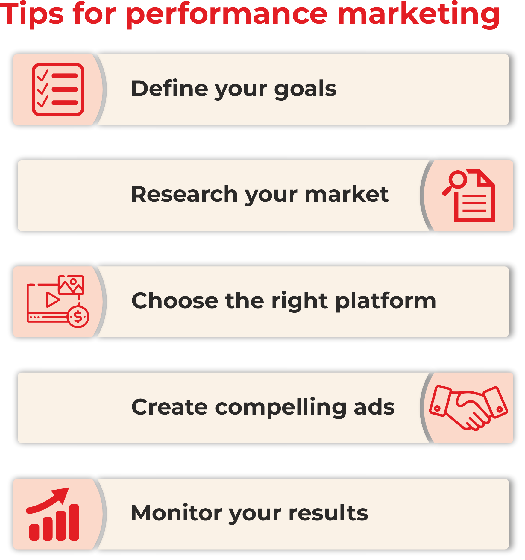 tips for performance marketing