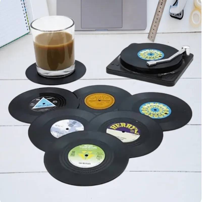 Posavasos Discos de Vinilos Retro 4