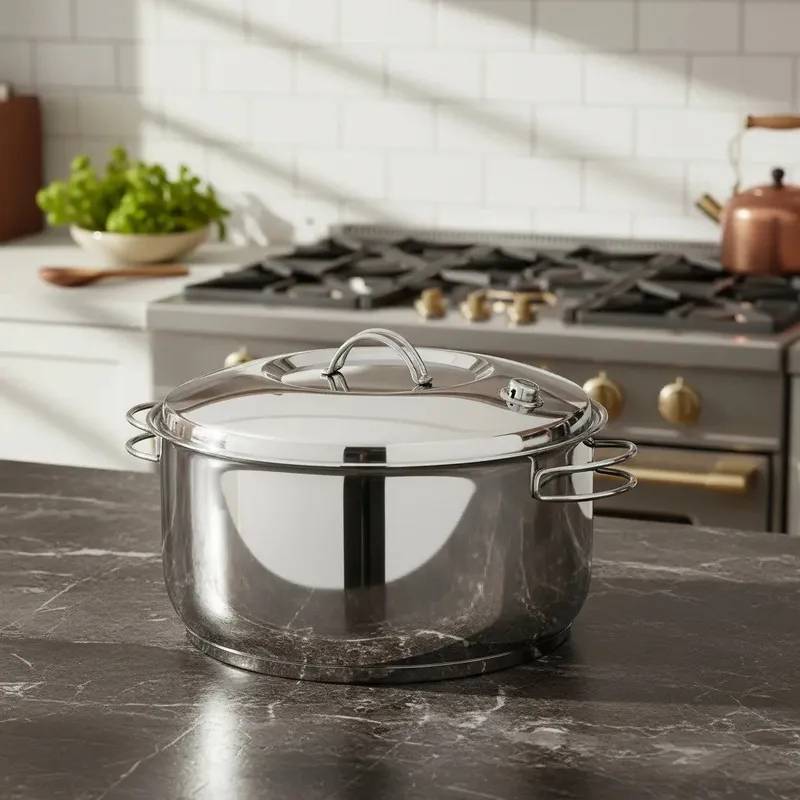 Olla Acero Inoxidable Grado Quirurgico 6.5 Lts. *outlet