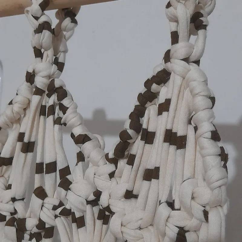 Cortina en Macramé de Totora 4