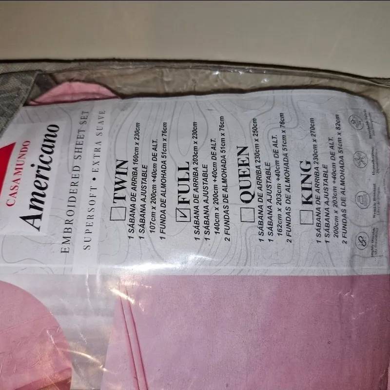 Juego de Sábanas de 2 Plazas