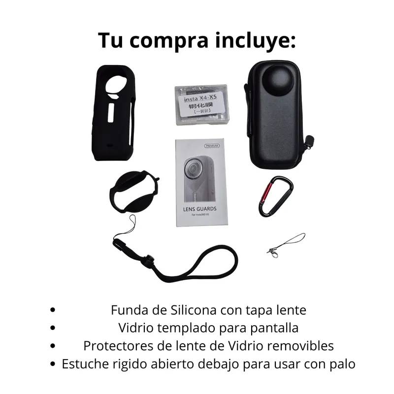 Kit Protecciones Insta360 X4 X5 4