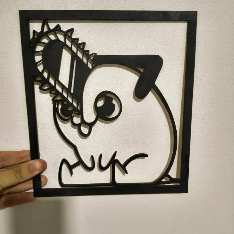 Cuadro Decorativo Pochita en Mdf 2