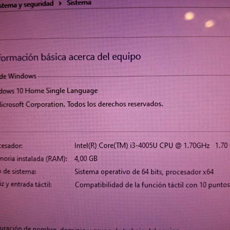 Pc Escritorio All In One Lenovo Táctil 4