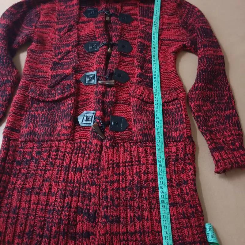 Sacon Grueso de Lana, con Bolsillos. Impecable