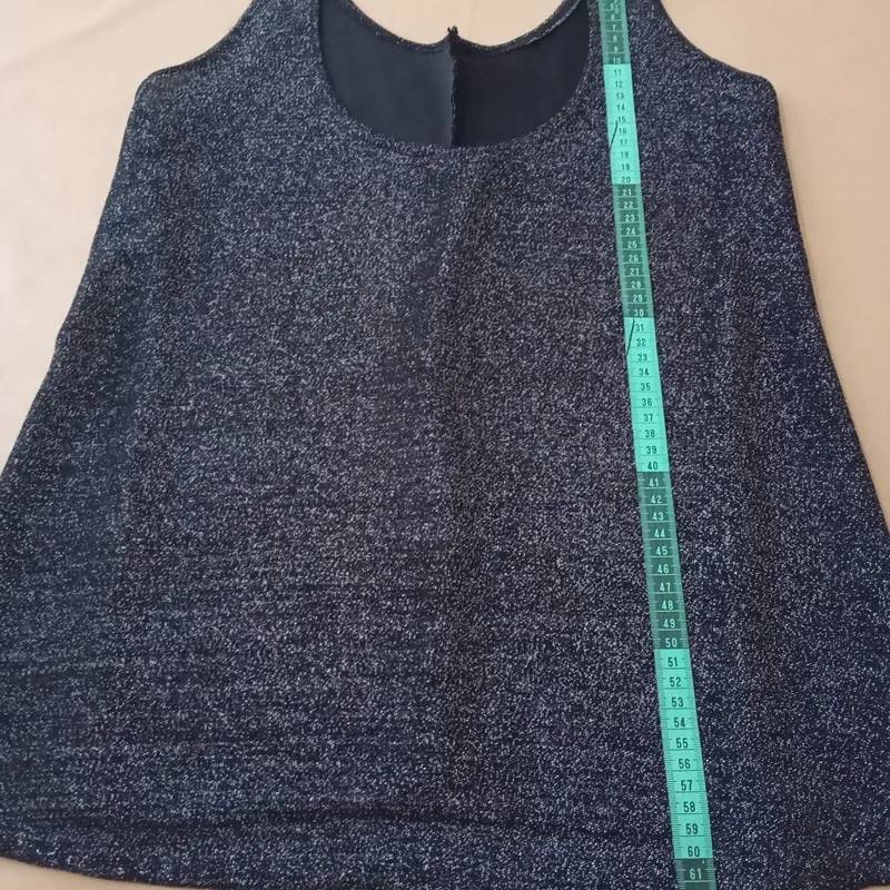 Musculosa Brillosa Escote Redonda