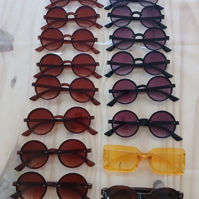 Lote Anteojos de Sol , Fantasía, Redondos Retro Unisex