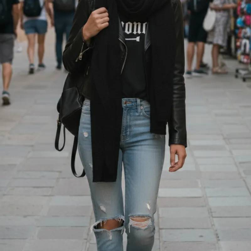 Lote de 13 Pashminas de Tela, Media Estación, 3